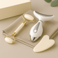 Gua Sha Roller + Pierre Jade Blanc