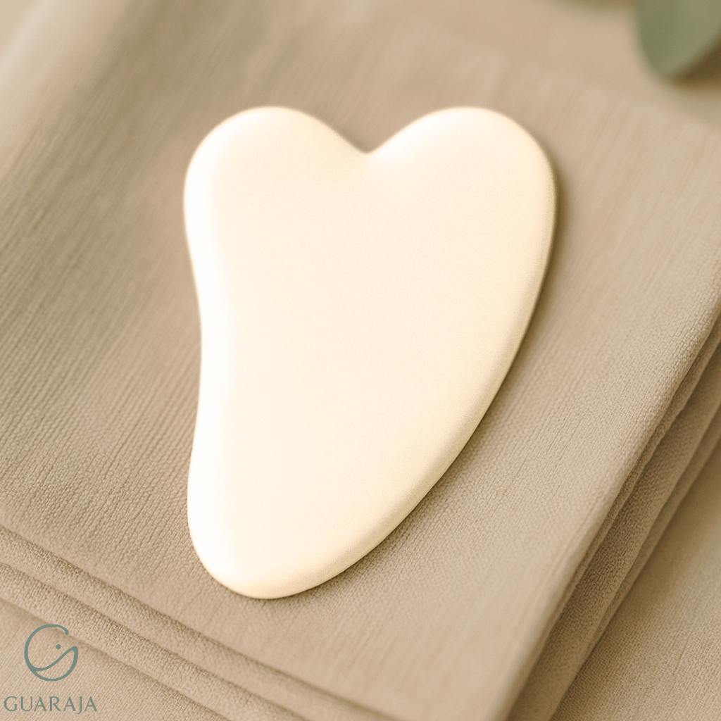 Gua Sha Roller + Pierre Jade Blanc